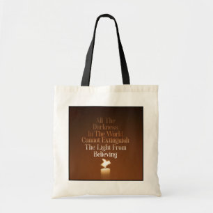 Flying Pig Candle Flame Tote Bag