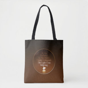 Flying Pig Candle Flame Tote Bag
