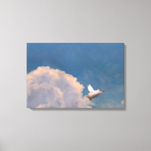 flying pig canvas print