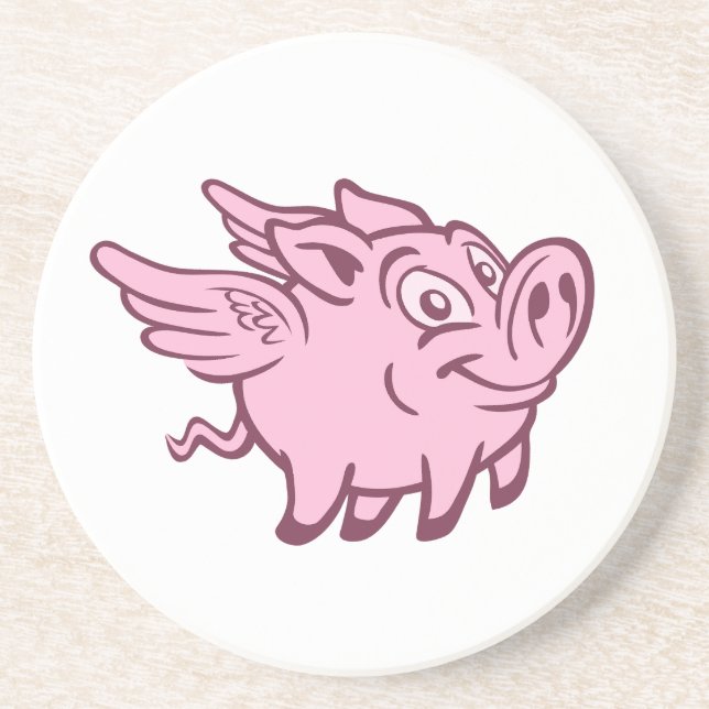 Flying Pig Coaster (Front)