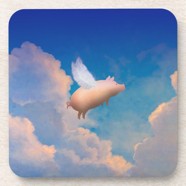 flying pig coaster (Front)