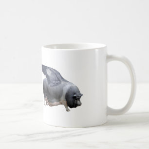 flying pig coffee mug