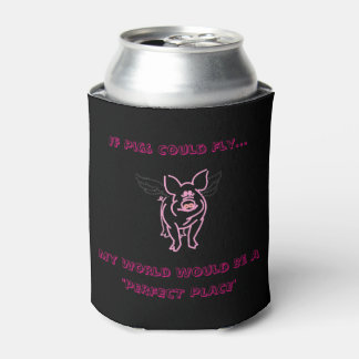 Flying Pig Custom Can Cooler
