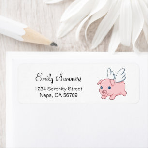 Flying Pig - Cute Piglet with Wings