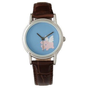 Flying Pig - Cute Piglet with Wings Watch