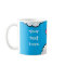 Flying pig dances on clouds customisable mug
