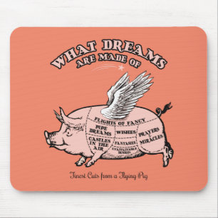 Flying Pig Diagram Mouse Mat