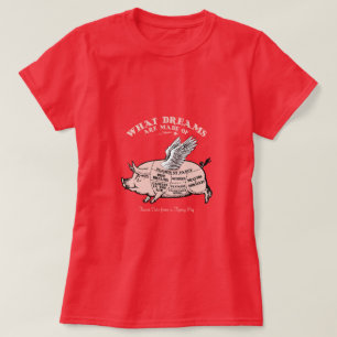 Flying Pig Diagram T-Shirt