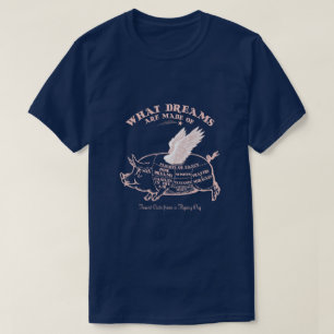 Flying Pig Diagram T-Shirt