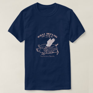 Flying Pig Diagram T-Shirt