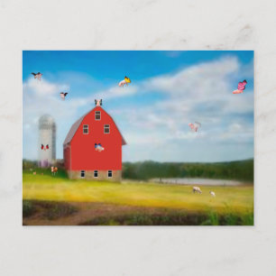 Flying Pig Farm Postcard