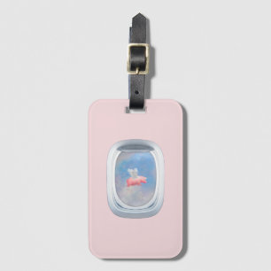 Flying Pig Flight of Fancy Luggage Tag