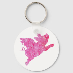 Flying Pig Gifts, When pigs fly, Flying Pig, Pig, Key Ring