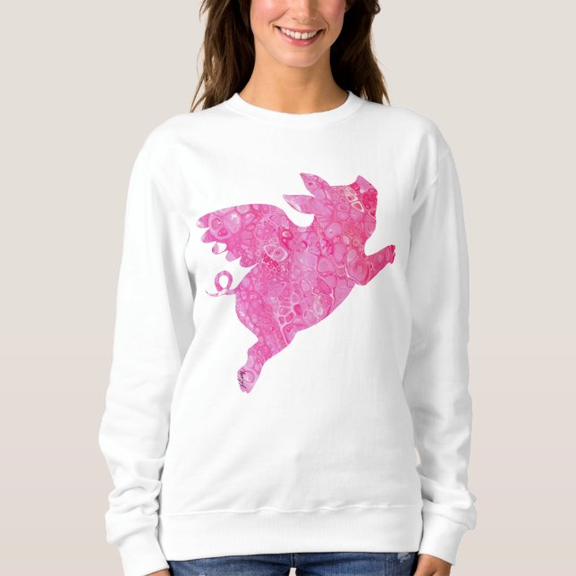Flying Pig Gifts, When pigs fly, Flying Pig Sweatshirt (Front)
