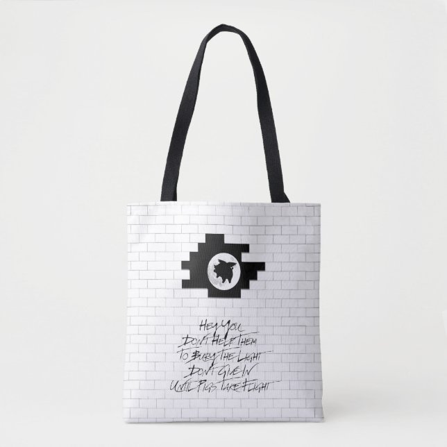Flying Pig-Hey You Tote Bag (Front)