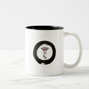 Flying Pig-Hope and Faith Two-Tone Coffee Mug