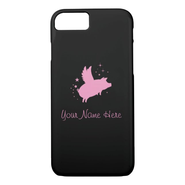 Flying pig iPhone case-Customise with your name Case-Mate iPhone Case (Back)