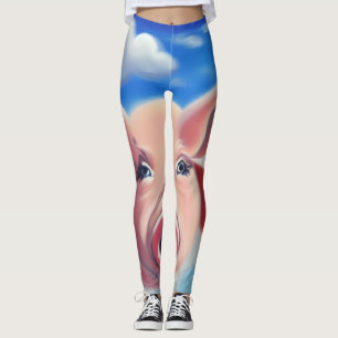 Flying Pig Leggings