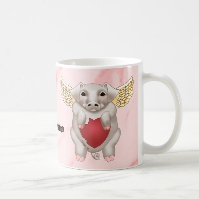 Flying Pig Love mugs (Right)