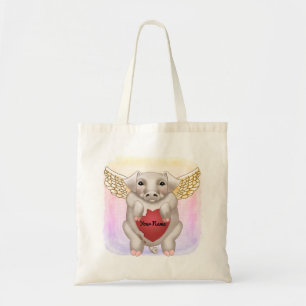 Flying Pig Love Tote Bag