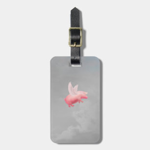 Flying Pig Luggage Tag