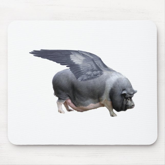 flying pig mouse mat (Front)