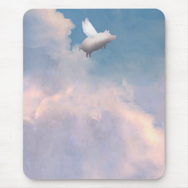 flying pig mousepad (Front)