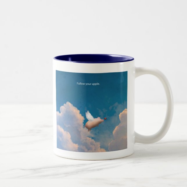 flying pig mug (Right)