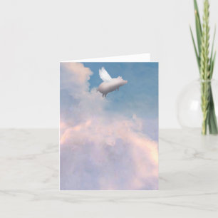 flying pig note cards