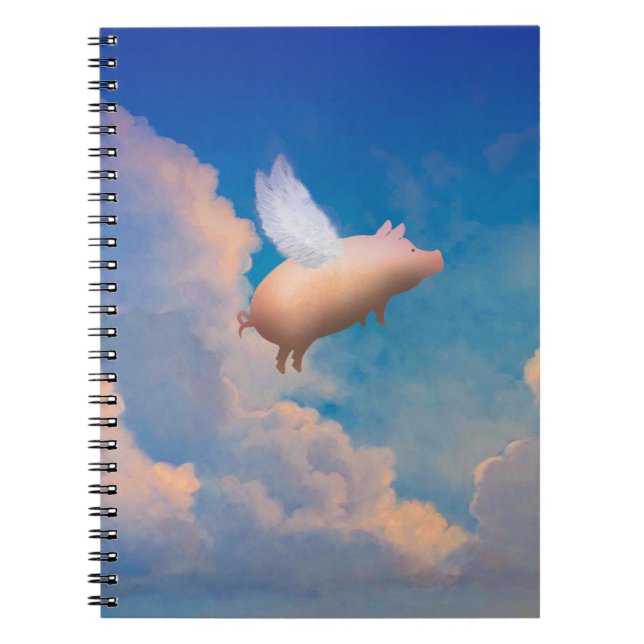 flying pig notebook (Front)