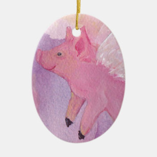 Flying Pig Ornament