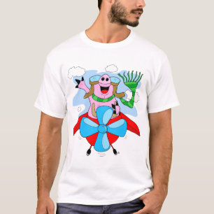 Flying Pig Pilot T-Shirt