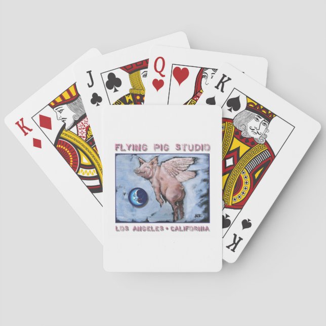 Flying Pig playing cards (Back)