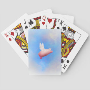 Flying Pig Playing Cards