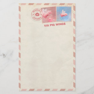 Flying Pig Postage Stationery