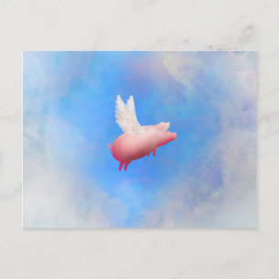 Flying Pig Postcard