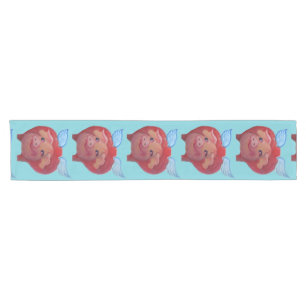 flying pig table runner