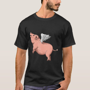 Flying Pig With Wings Fly Pig Lovers T-Shirt