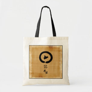 Flying Pig Zen Art - Hope & Faith in Chinese Tote Bag