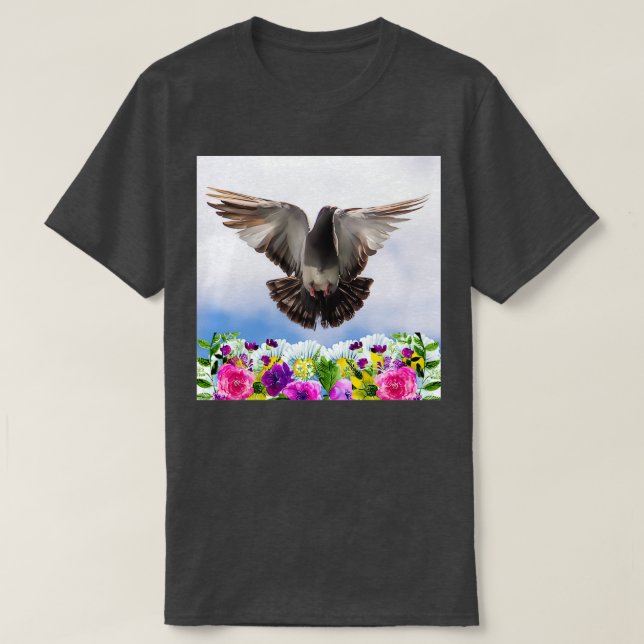 Flying Pigeon 2 T-Shirt (Design Front)
