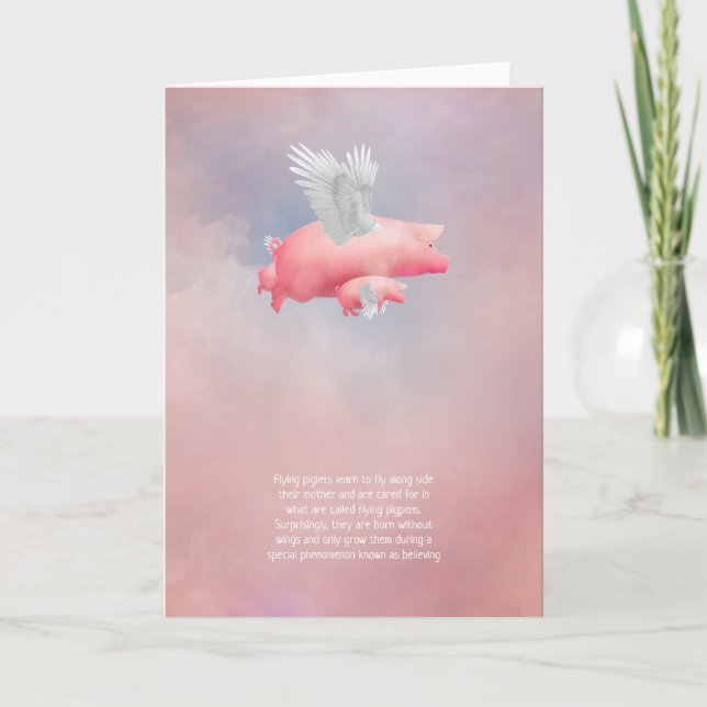 Flying Piglets Card (Front)