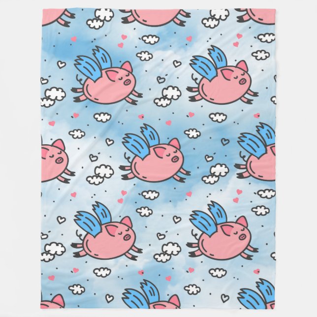 flying pigs blanket (Front)