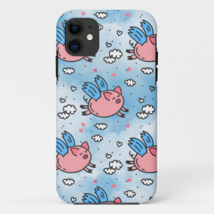 flying pigs iPhone 11 case