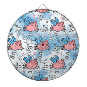 flying pigs dartboard