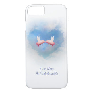 Flying Pigs Kiss-Unbelievable Love iPhone 8/7 Case