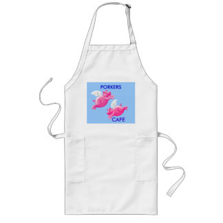 FLYING PIGS LONG APRON
