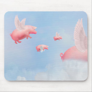 Flying Pigs Mouse Mat