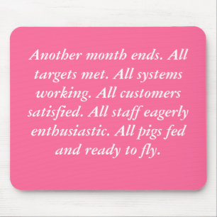 Flying Pigs mousemat