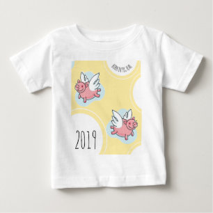 Flying Pigs New Baby B Tee