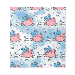 flying pigs notepad
